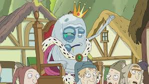 King Jellybean after getting injured by Morty.