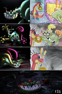 That's when Pianosaurus's story concluded in the events of the game.