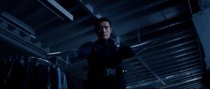 T-1000 with his sharped arms.