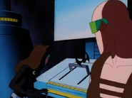 Ubu and Talia about to come under attack by Batman