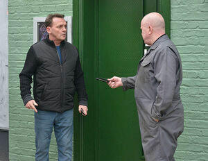 Phil gives Billy a phone for future use whenever his services are needed to further establish the family business.