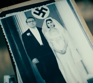 Frederick and Stormfront's wedding photo.