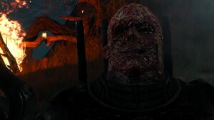 Imlerith's burnt face