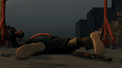 Iraq dying from his wounds.