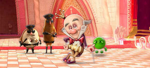 A promotional image of King Candy, Sour Bill, Wynnchel and Duncan