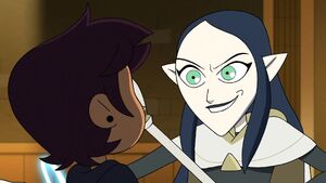 Lilith taunting Luz.