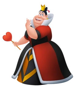 Queen of Hearts in Kingdom Hearts.