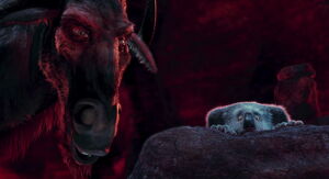 (Nigel: The Omen. Remind me again?) "Sent down by the gods years ago."
