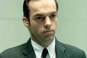 Agent Smith without his sunglasses.