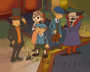 Don Paolo along with Layton and co.