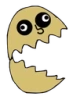 Golden Flumpty as an emoji from the New Dork City Discord server.