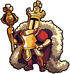 King Knight in Shovel Knight Pocket Dungeon.