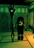 Kyogi's severed arm, which can be obtained as a lantern for getting the Bad Ending of Jealousy's Book: Chapter IV.