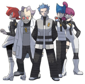 Team Galactic Executives