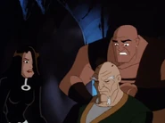 Ubu and Talia with his master dead