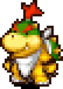 Baby Bowser's sprite in Mario & Luigi: Partners in Time.