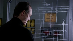 Garrett carving the Words of Creation endlessly.