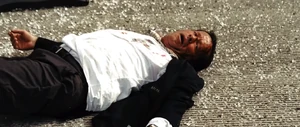 Reyes' final moments as he pleads Hobbs to help him against Dom and Brian.