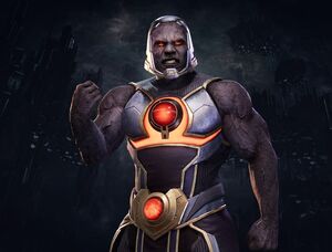 Geras in his Darkseid skin in Mortal Kombat 11.