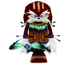 Pachacamac's 3D model in Sonic Adventures DX.