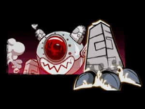 Colossus during his boss intro sequence.