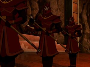 Ozai send the guards to leave the room.