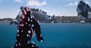 The Leviathan making its way to Argus.