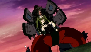 The Stikk-android inside the suit