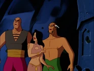 Ubu watching the Pit crumble after his master rigs it for destruction