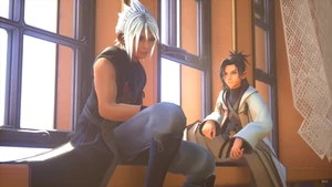 Xehanort and Eraqus in their youth.