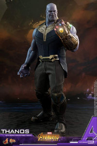 Thanos' Hot Toys figure boxart.