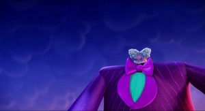 Poopypants' head shrunken.