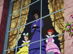 Lady Tremaine's first appearance after she married Cinderella's father.