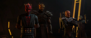 Darth Maul meets the Black Sun leaders.