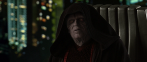 Sidious says the galaxy will once more be ruled by the Sith and they will have peace once they control it.