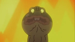 The Evil Turtle's Evil Glare and Evil Laugh, a reference to Hannibal Lector.