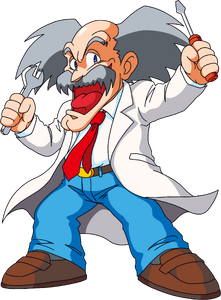 Dr. Wily in Mega Man 9.