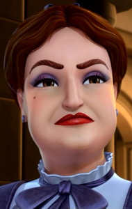 Madame de Bosse's evil grin.