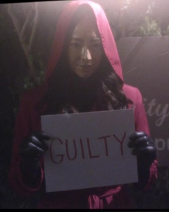 Red Coat Emily Mask