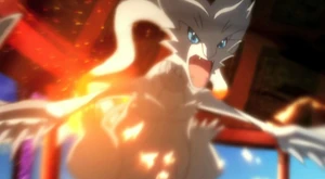 Reshiram becoming obstreperous.