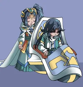 Asterion21332.webp (46 KB) Asterion alongside his sister drawed by the author if he appeared in the World Without timeline