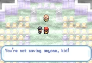 "You're not saving anyone, kid!"