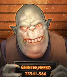 Meeko in Desolation Alley.