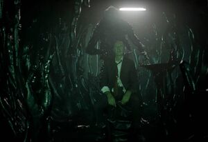 A Klum dissecting a human politician.