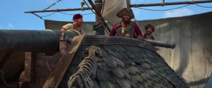 Silver and his men continue laughing