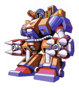 Vile Mk-II in his Goliath/Brown Bear Ride Armor from Mega Man X3.