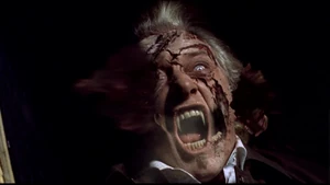 Barlow decomposing after being impaled.