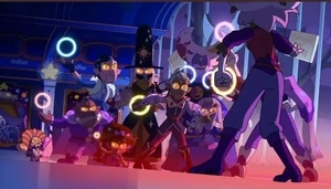 All the Coven Heads except Terra as puppets.