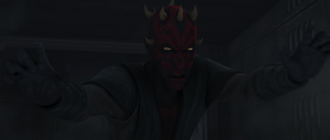 Maul tore a path of destruction through the ship.