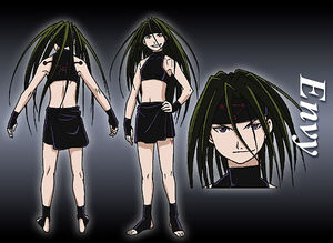 Envy's usual form.